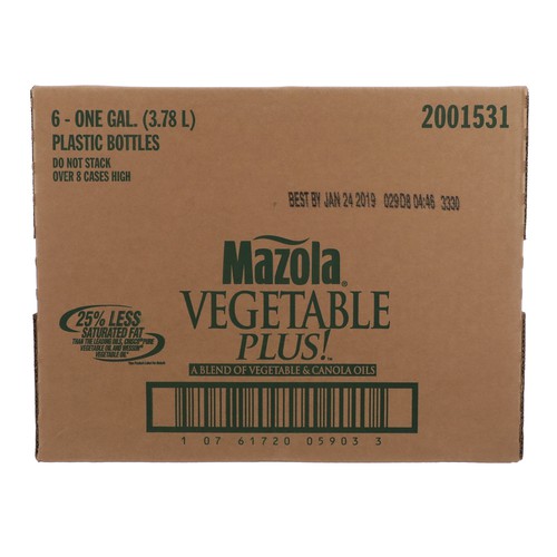 Mazola Vegetable Plus! Oil 1 gal