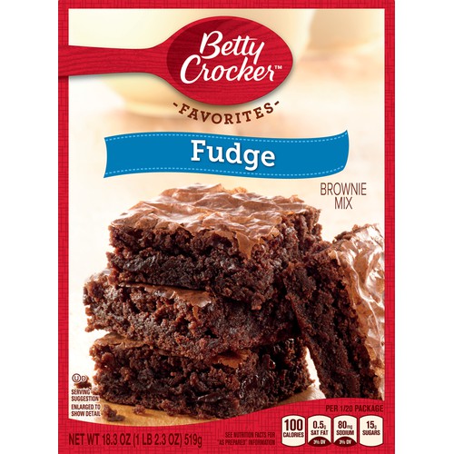 Brownie Mix Traditional Chewy Fudge Family Size 18.3 oz