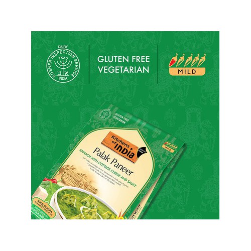 Palak Paneer-Spinach w/Cottage Cheese