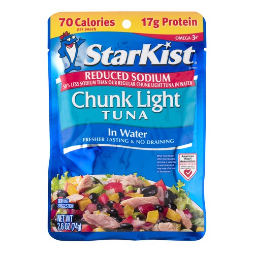 Low Sodium Chunk Light Water 2.6oz