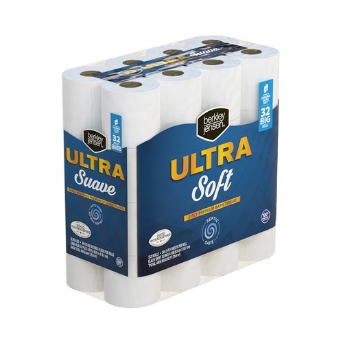 Berkley Jensen Ultra Soft Bath Tissue, 32 Rolls, 244 Sheets