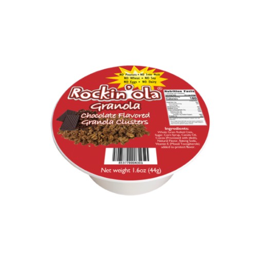 Rockin'Ola Chocolate Granola Bowl, 48/1.6oz