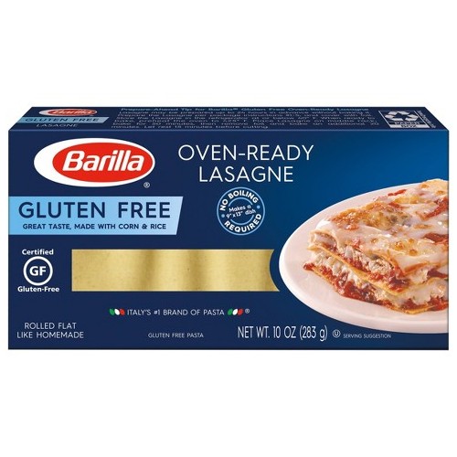 Oven Ready Lasagne Gluten Free, 12/10oz