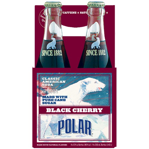 Polar Classic Black Cherry Soda 12 oz