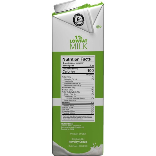 Yay! 1% Low-Fat Milk - 32oz UHT Shelf-Stable