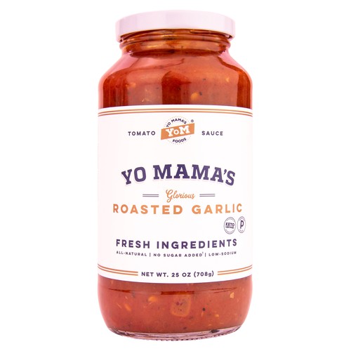 E Pallet Yo Mama's Roasted Garlic Tomato Sauce