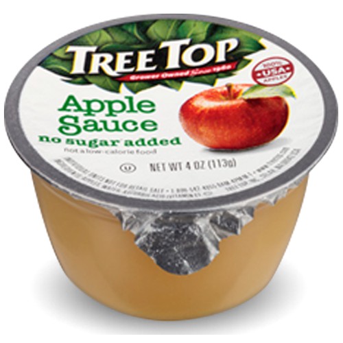 Tree Top Unsweetened Apple Sauce 72/4 oz