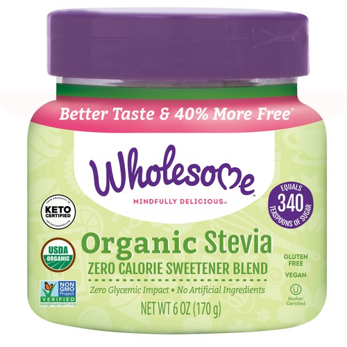 Organic Stevia Spoonable Jar 6/6 oz