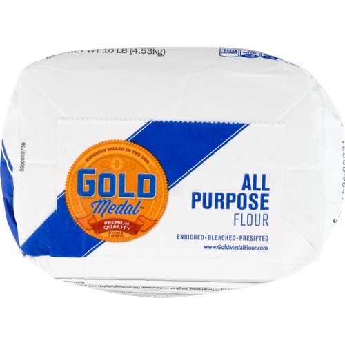 All-Purpose Flour, Bleached/Enriched/Malted, 10 lb