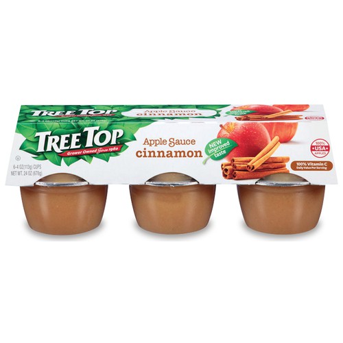 Tree Top Cinnamon Apple Sauce 12/6/4 oz