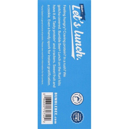 Bumble Bee Lunch on the Run! Tuna Salad - Complete Lunch Kit, 8.2 oz (Pack of 4)