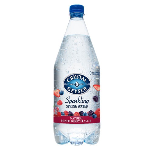 Crystal Geyser Sparkling Spring Water, Mixed Berry