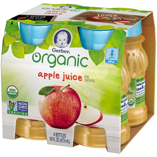gerber organic apple juice
