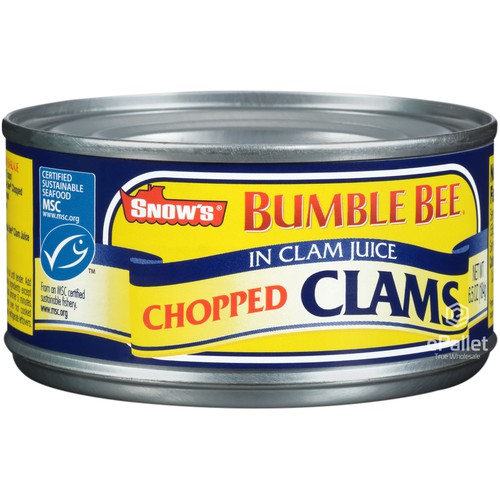 Snows Chopped Clams in Clam Juice 12/6.5oz