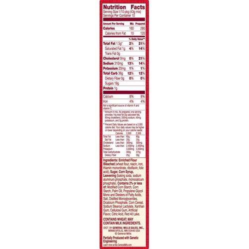 Super Moist Cake Mix, 15.25 oz, Cherry Chip