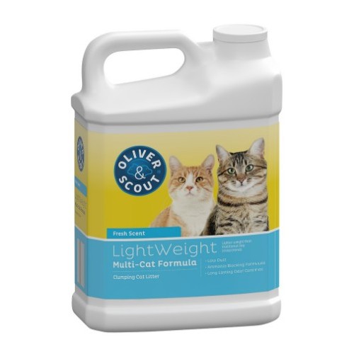 Oliver & Scout Fresh Scent Clumping Cat Litter
