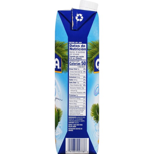 Goya Pure Coconut Water 33.8 oz.