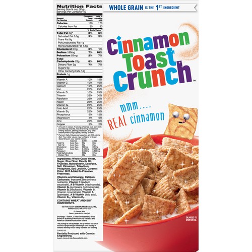 Cinnamon Toast Crunch Nutrition Facts Label Bios Pics