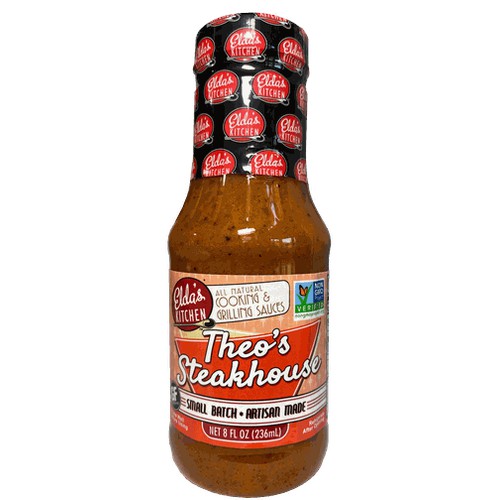 Elda's Kitchen Theo's Steakhouse Cooking & Grilling Sauce