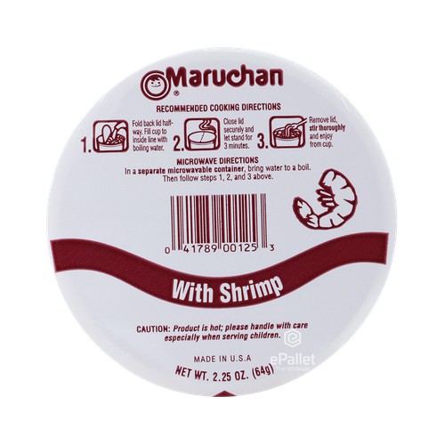 Epallet - Maruchan Instant Shrimp Flavor Ramen Noodle Soup 2.25 oz