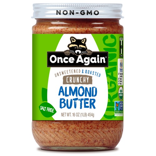 Organic Crunchy Roasted Almond Butter