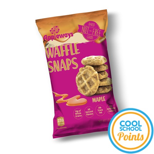 1.9oz Whole Grain Maple Waffle Snaps IW