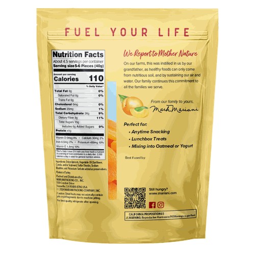Mariani Mediterranean Dried Apricots, 6oz