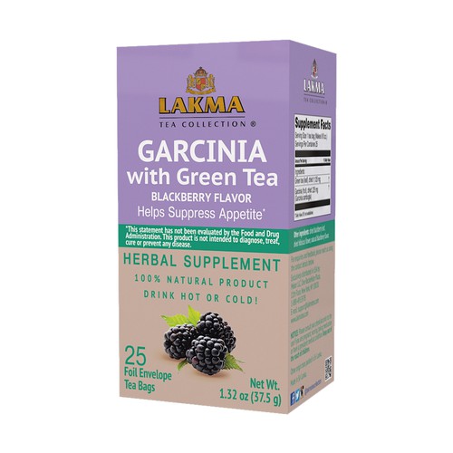 25 Ct Garcinia With Green Tea Blackberry Flavor