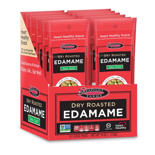 Dry Roasted Edamame Sea Salt, 12/12/1.58oz