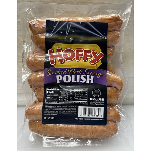 Hoffy 4/1 Polish Pork Sausage 4/5#