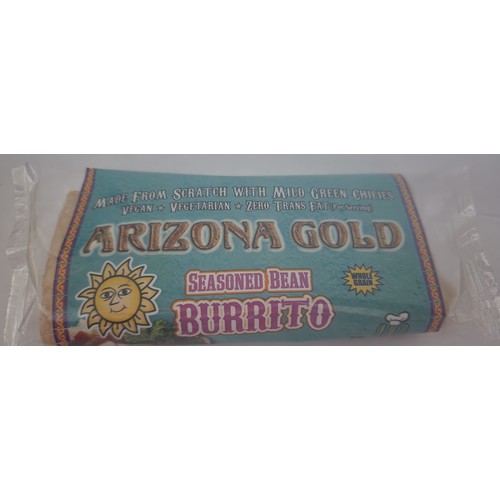 Burrito, Whole Grain Seasoned Bean (Vegan), Individually Wrapped, 6.5oz