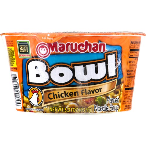 Maruchan Chicken Flavor Ramen Noodle Soup 3.31 oz. Bowl