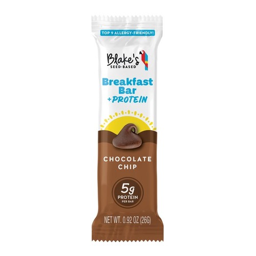 Blake's Seed Based Chocolate Chip Breakfast Bars + Protein