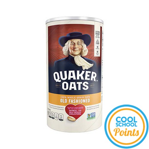Quaker Old Fashioned Oats, 42oz Canister