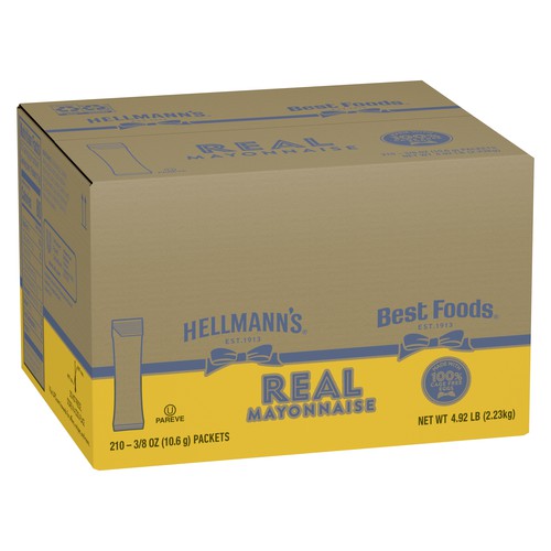 Hellmann's Real Mayonnaise 210 x .38 oz