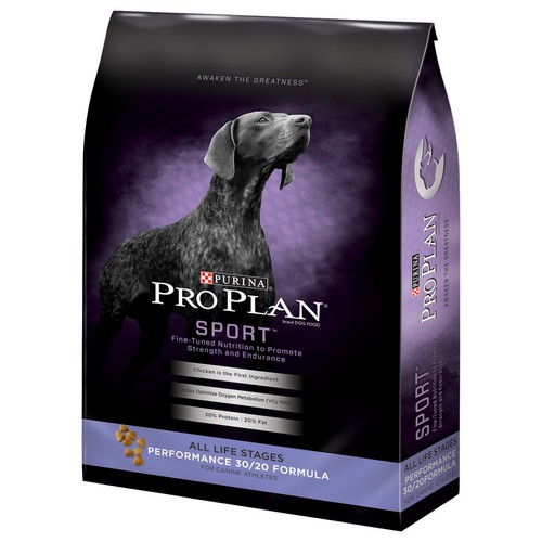 purina pro plan purple bag
