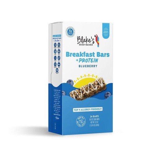Blake's Seed Based Blueberry Breakfast Bars + Protein