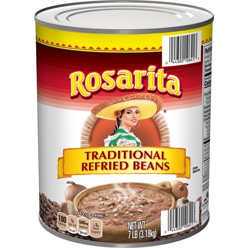 ROSARITA Traditional Refried Beans, #10 Can