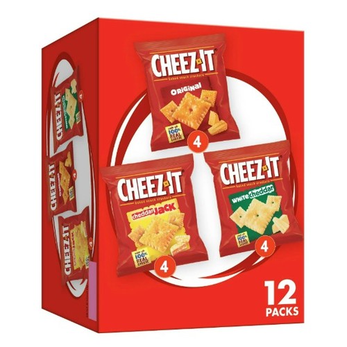 CHEEZ-IT VARIETY PK 12CT-OZ BAGS