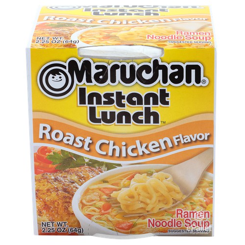 Maruchan Instant Roast Chicken Flavor Ramen Noodle Soup 2.25 oz. Cup
