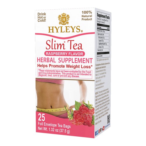 25 Ct Slim Tea Raspberry Flavor