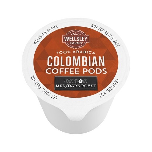 Wellsley Farms 100% Colombian Coffee Pods, 100 ct.
