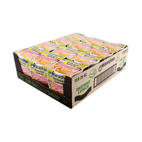 Maruchan Instant Lime Chili Shrimp Flavor Ramen Noodle Soup 2.25 oz. Cup