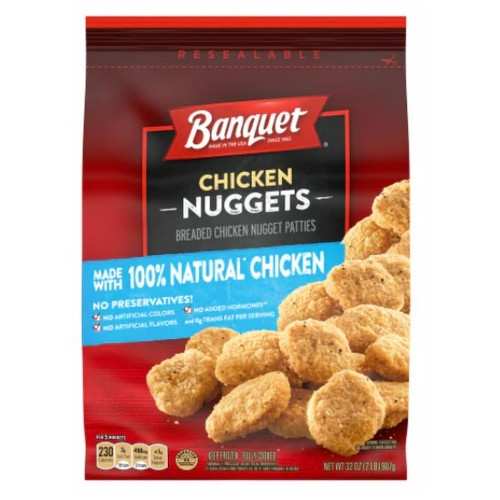 BANQUET CHICKEN NUGGETS BAG
