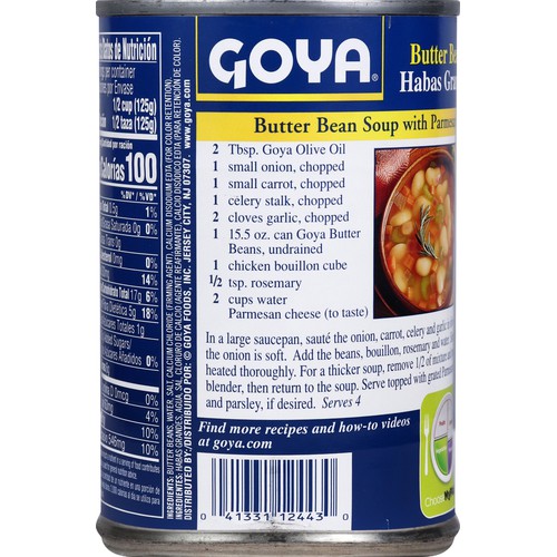 Goya Butter Beans 15.5 oz