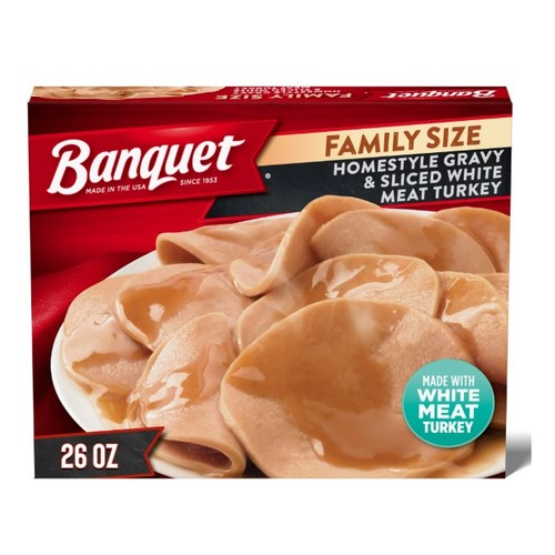 BANQUET FAMILY SIZE SLICED TURKEY FRZ
