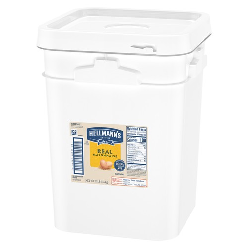 Hellmanns Real Mayo 30lb Pail