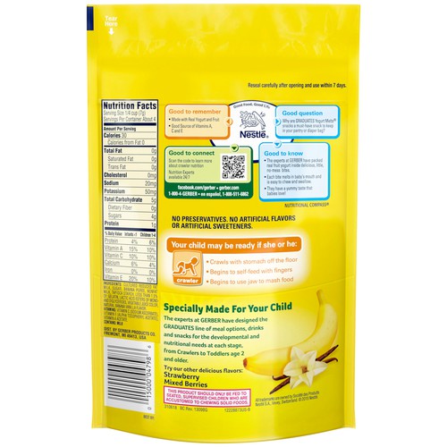 gerber graduates yogurt melts