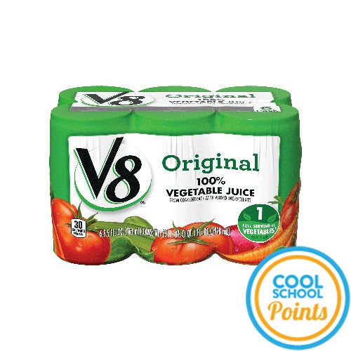 V8® Original 100% Vegetable Juice, 5.5 oz. , 6 pack