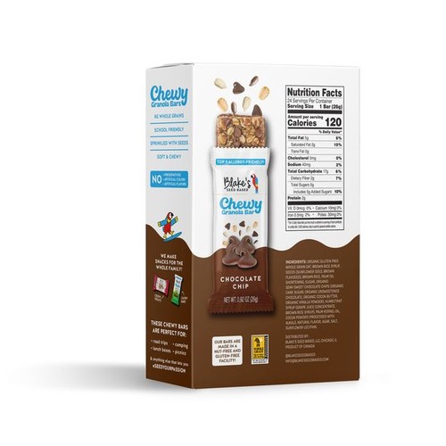 Blake's Seed Based Chocolate Chip Chewy Granola Bars
